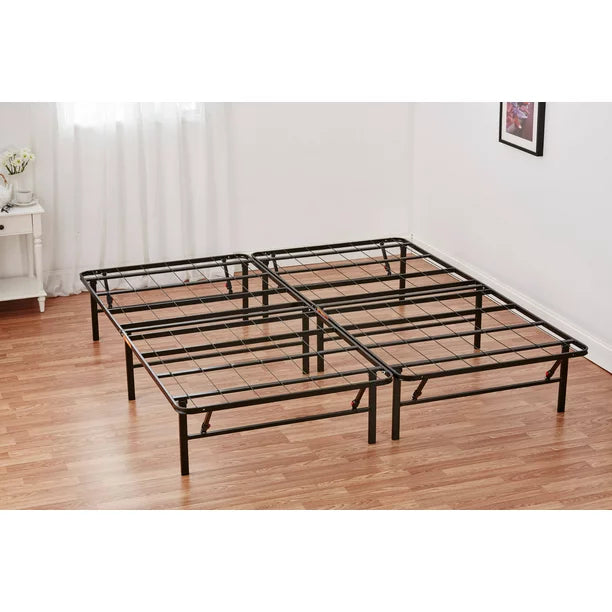 Foldable queen online platform bed frame