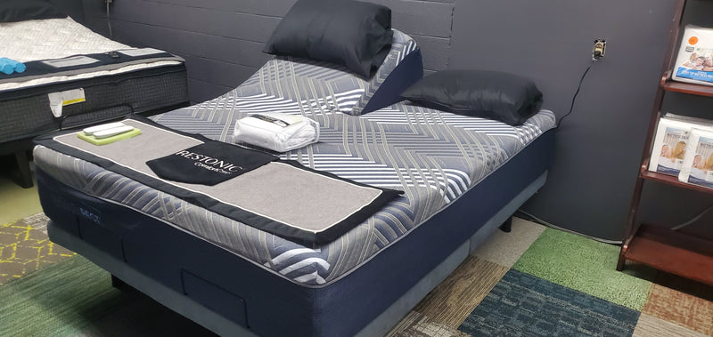 Split Top Head Flex Mattress and Adjustable Base