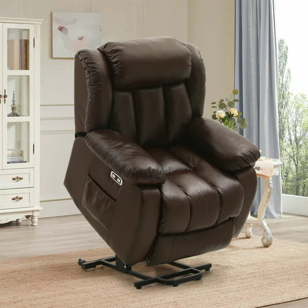 Mickhel's - Real Leather Power lift Chair