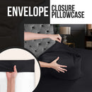 Premium Brushed Microfiber Bed Sheet Set - By Mickhel - Black