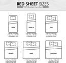Premium Brushed Microfiber Bed Sheet Set - By Mickhel - White