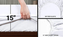 Premium Brushed Microfiber Bed Sheet Set - by Mickhel - Grey