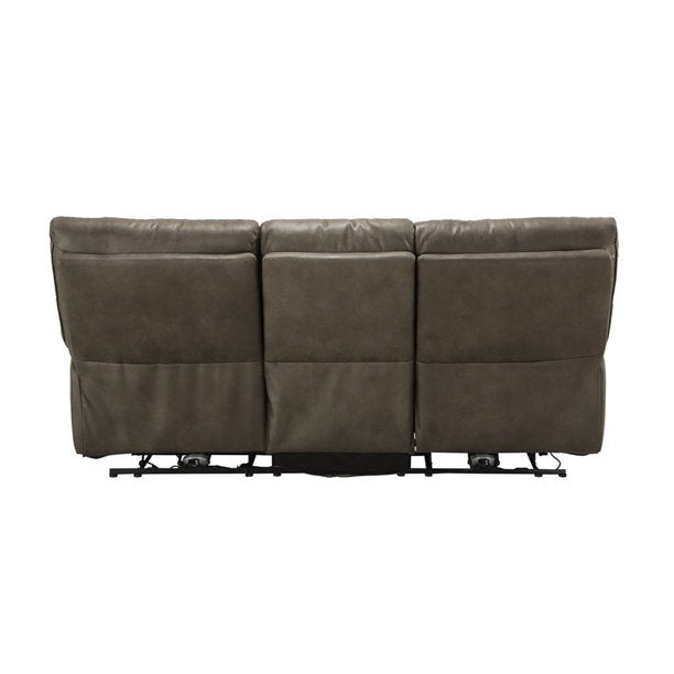 Power Motion Sofa in Gray Fabric