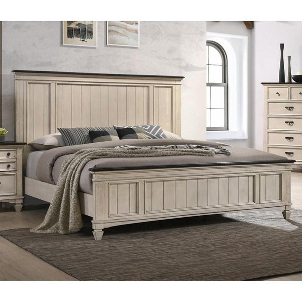 Mickhel's series - King Size Bed Set, Dresser, Mirror, and Nightstand