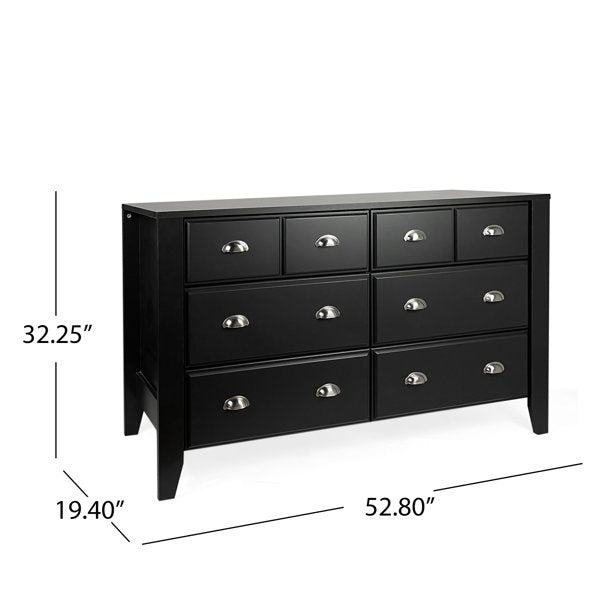 Mickhel's series - Double Dresser and Nightstand Bedroom Set