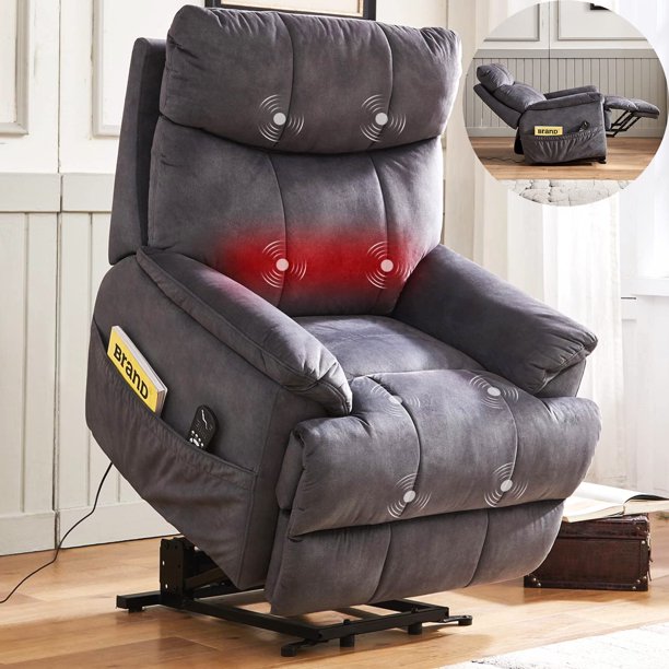 Power Lift - Recliner Chair with Heating and Massage