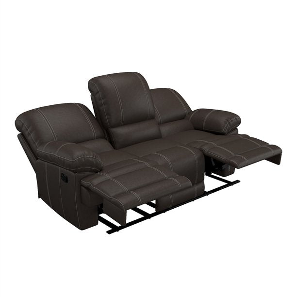 Mickhel's Furniture series Double Reclining Sofa with Center Drop-Down Cup Holder