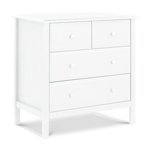 Mickhel's Series -  White dresser, 6" mattress and crib