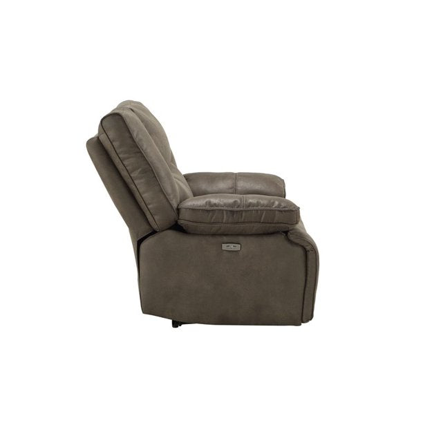 Power Motion Sofa in Gray Fabric