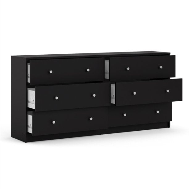 Mickhel's - 2 Piece Nightstand and Dresser Bedroom Set in Black