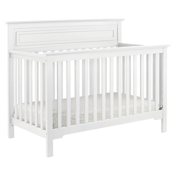 Mickhel's Series -  White dresser, 6" mattress and crib